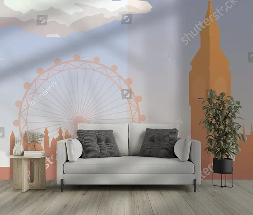 Retro podróż do Londynu w pastelowych barwach