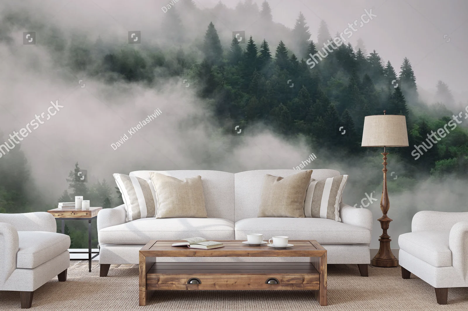 Misty Forest Vibes w górskiej scenerii