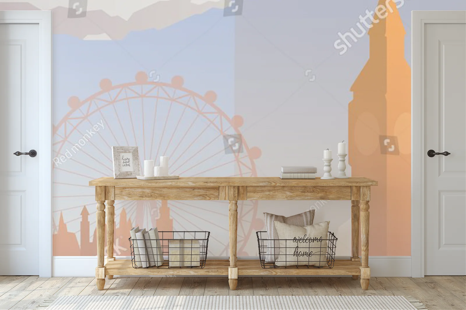 Retro podróż do Londynu w pastelowych barwach
