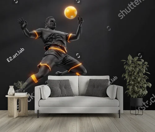 Wizjonerskie sportowe sylwetki w głębokiej czerni