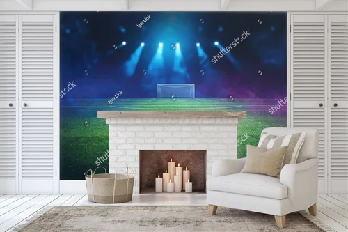 Magiczny stadion w nocnej symfonii barw
