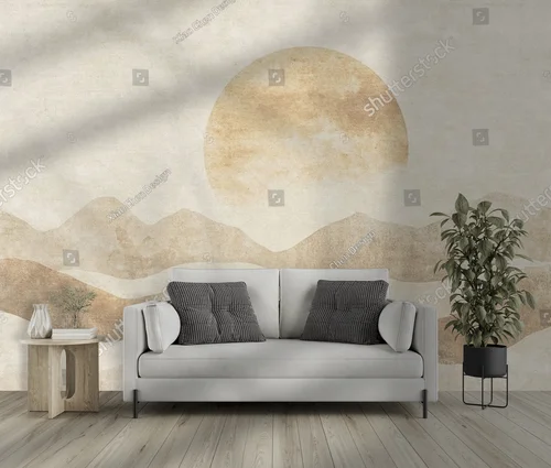 Minimalistyczna geometria w pastelowych tonach