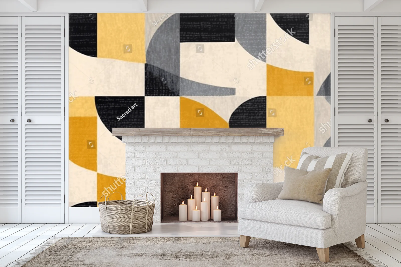 Geometria w pastelowych odcieniach i bohemy