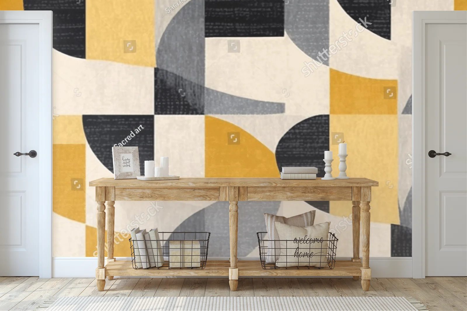 Geometria w pastelowych odcieniach i bohemy