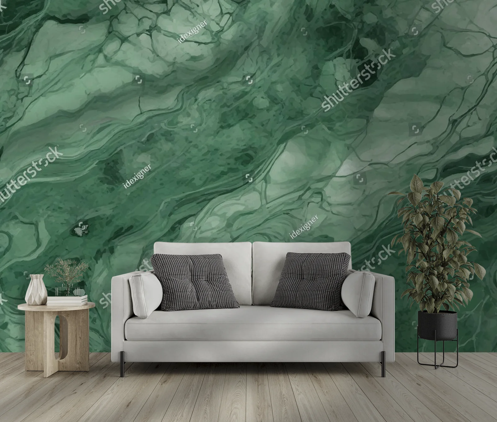 Harmonijna Zielona Serpentyna: Naturalna Elegancja