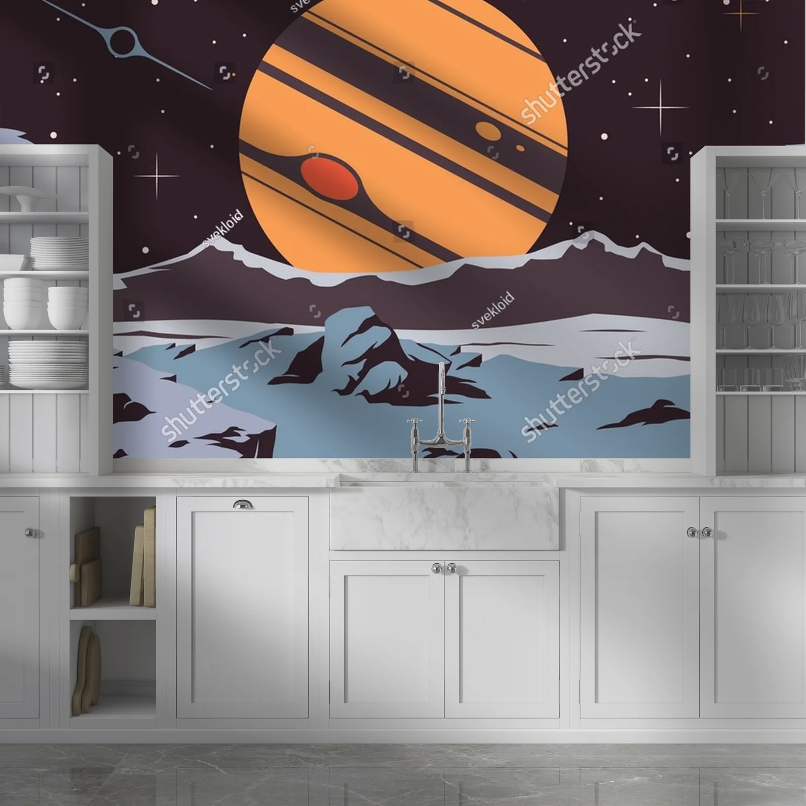 Retro Astronomia w Kolorach Nocy