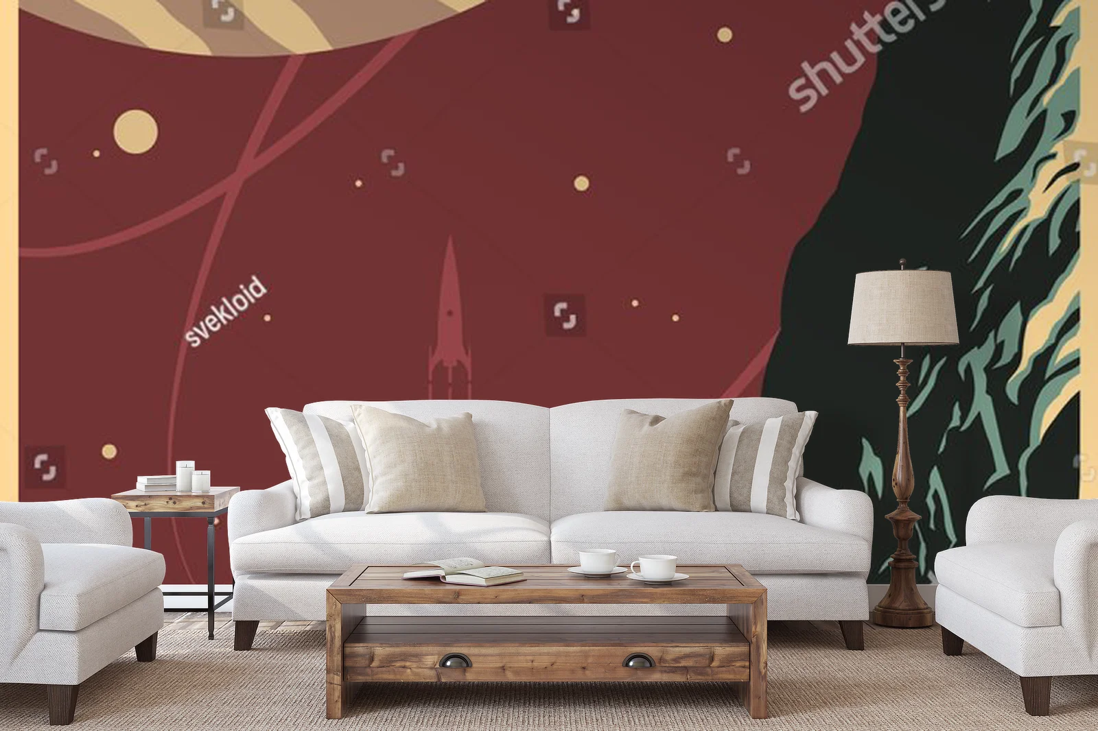 Kosmiczna podróż w retro stylu