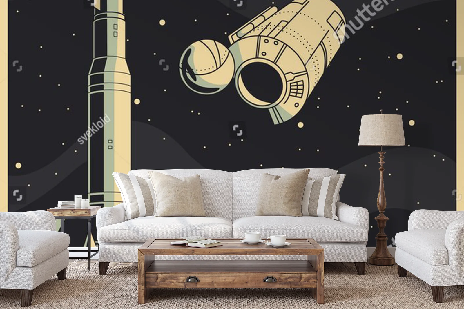 Retro futurystyczna podróż przez kosmiczne bezkresy
