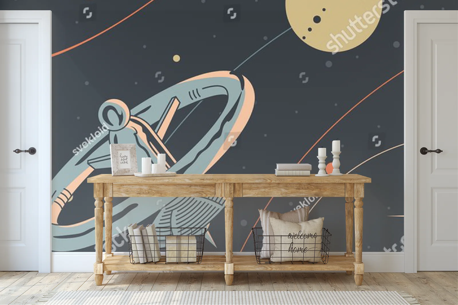 Kosmiczne impresje w retro futurystycznym stylu