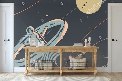 Kosmiczne impresje w retro futurystycznym stylu