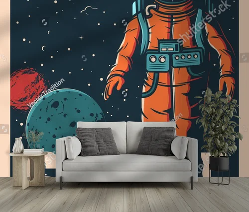 Odważna podróż ku gwiazdom w retro stylu