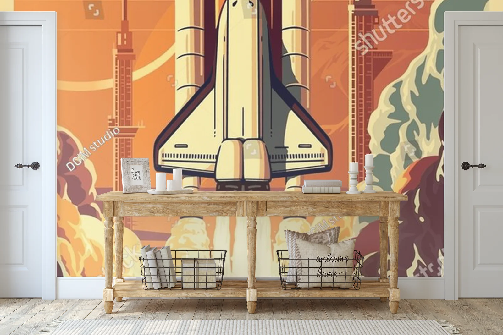 Kosmiczna podróż w retro stylu