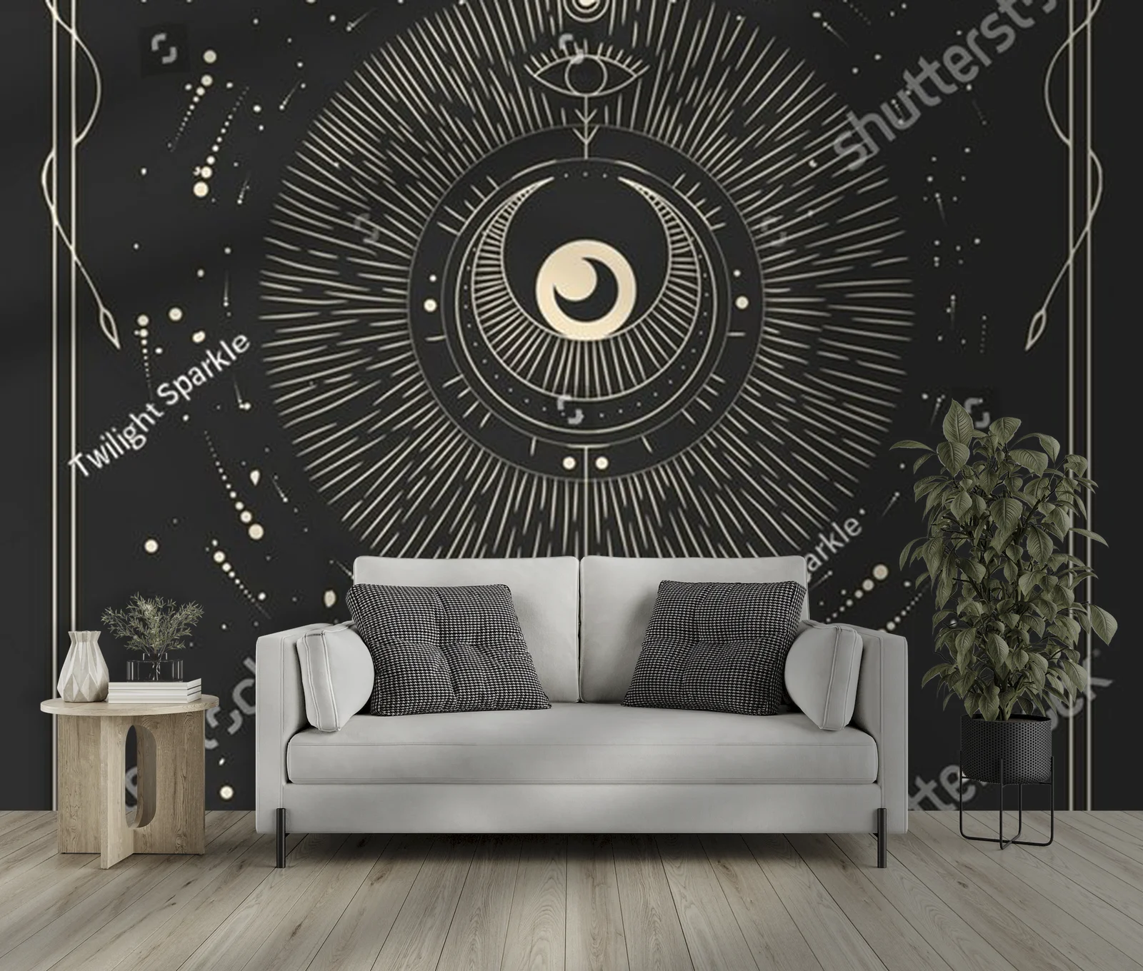 Mistyka kart tarota w eleganckim stylu vintage