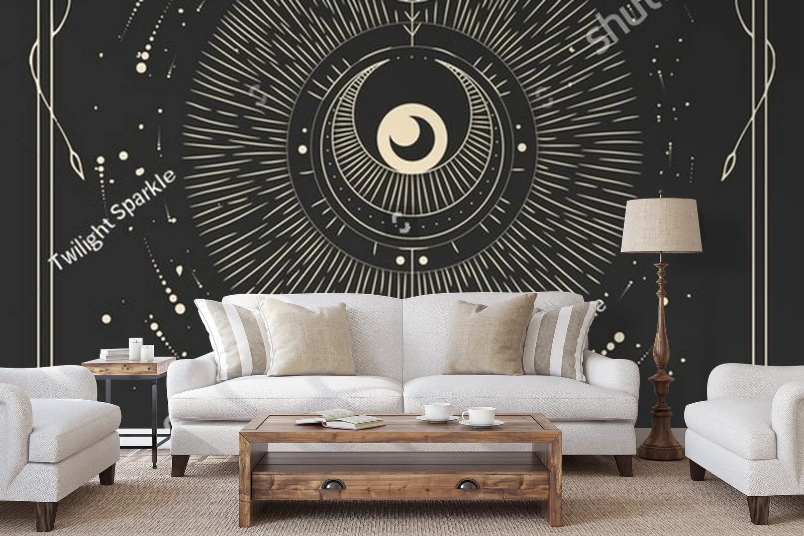 Mistyka kart tarota w eleganckim stylu vintage