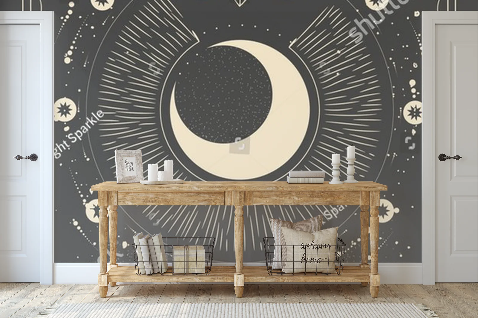 Magiczne karty tarota w vintage stylu
