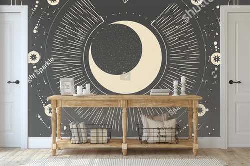 Magiczne karty tarota w vintage stylu