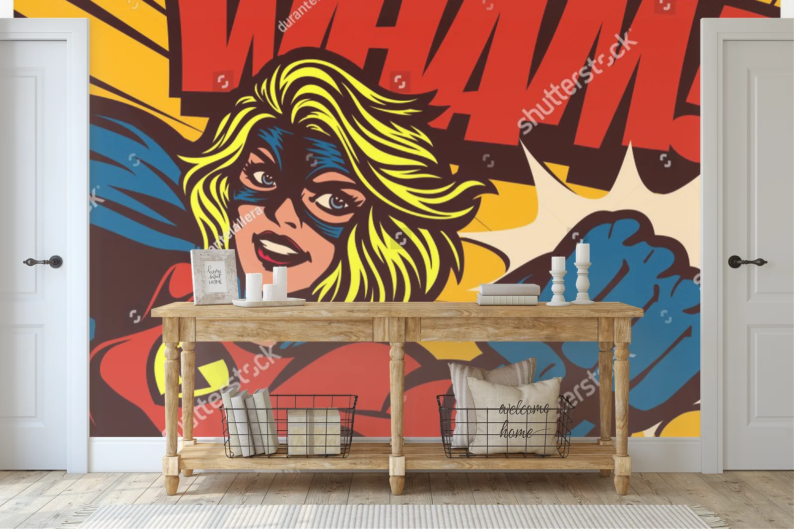 Superbohaterka w akcji – pop artowy styl