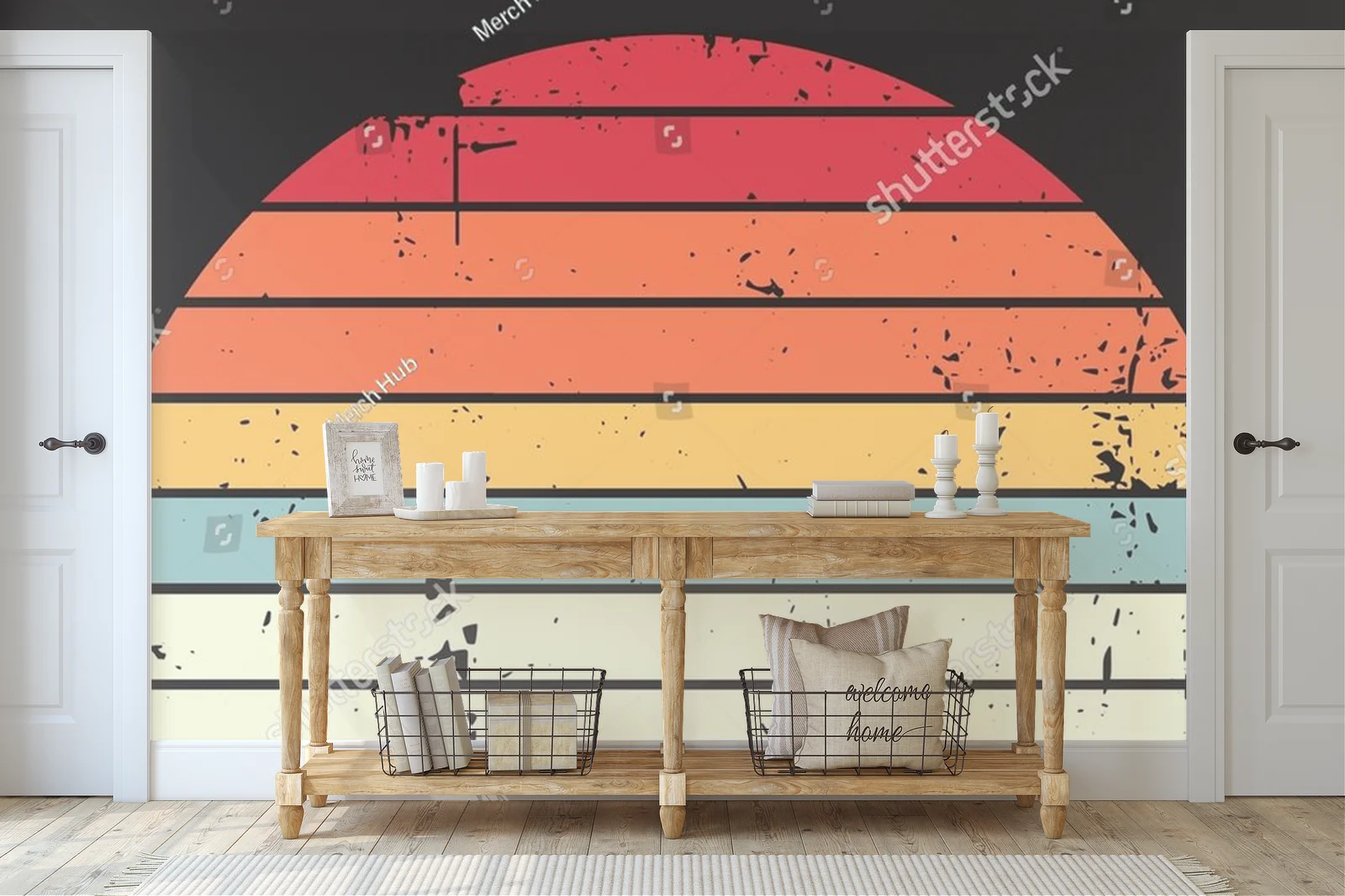 Nostalgiczne zachody słońca w retro stylistyce