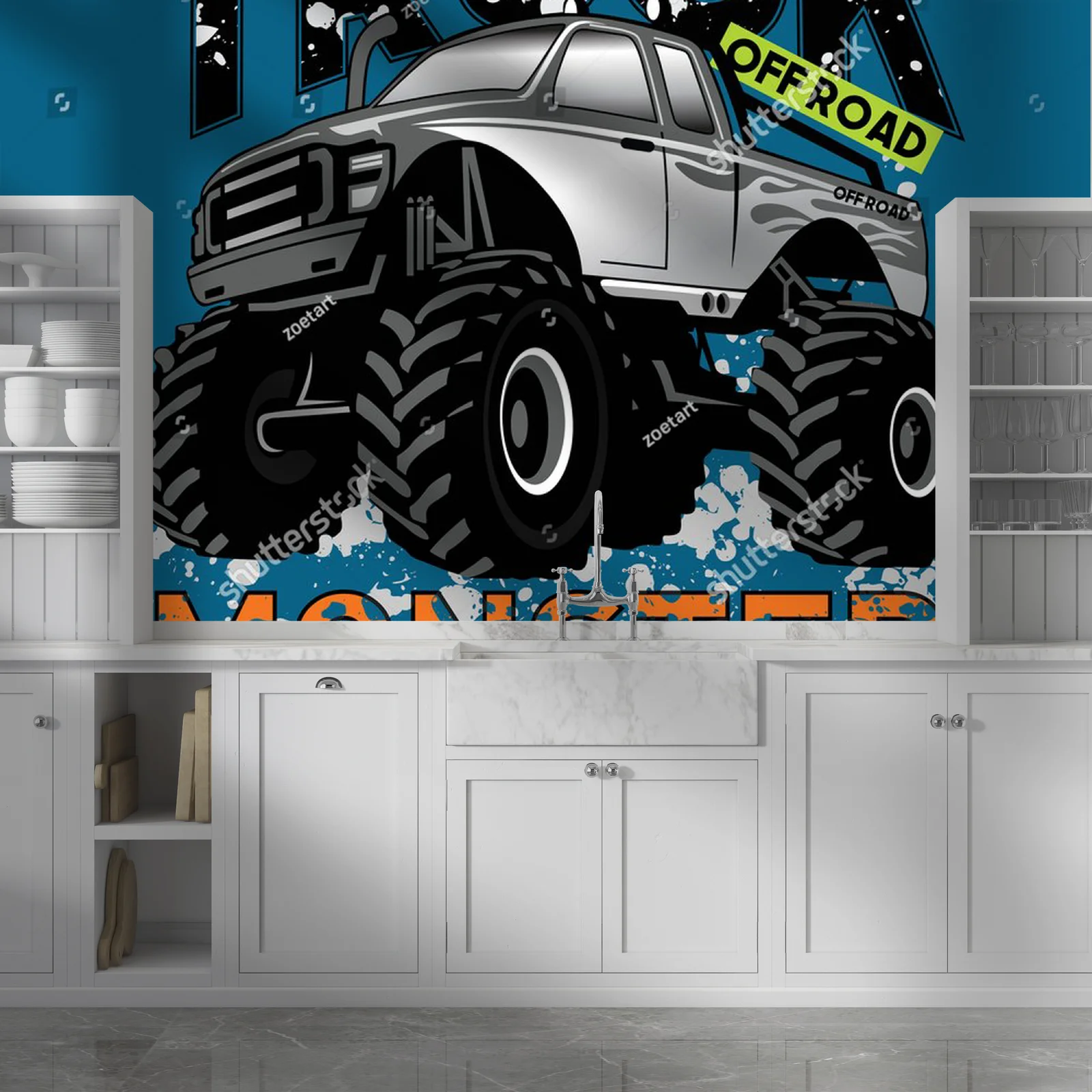 Dzynk! Potęga monster trucków w retro stylu