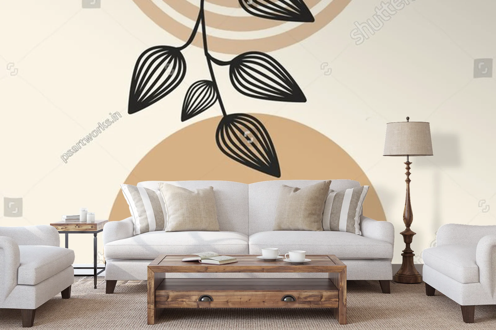 Boho Botanika: Elegancka Abstrakcja w Naturze