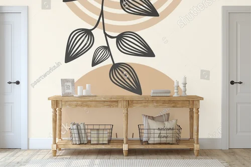 Boho Botanika: Elegancka Abstrakcja w Naturze