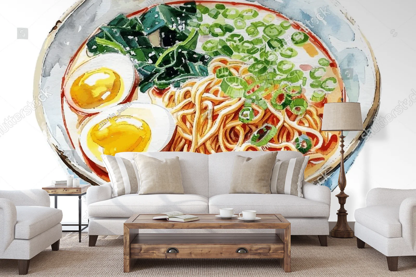 Ramen w akwarelowym stylu – smak Japonii