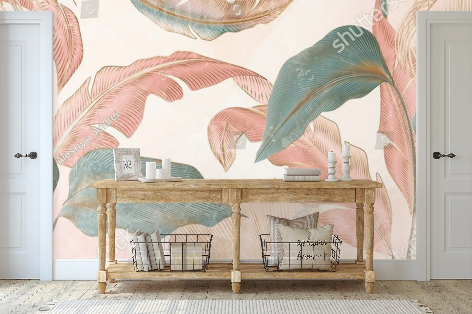Tropikalna elegancja pod palmy w pastelowych tonach