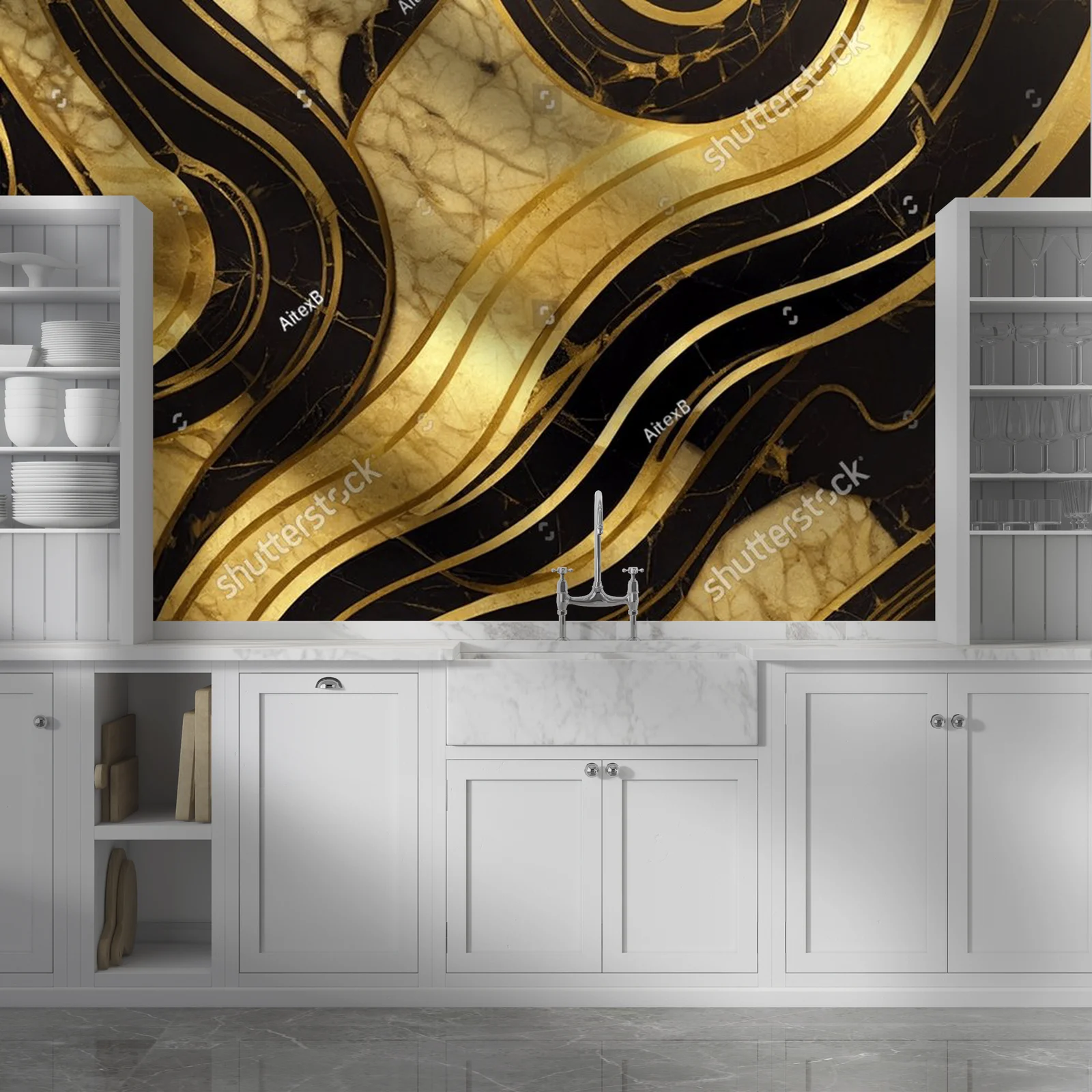 Marble and Gold: Elegancka propozycja ze spacją