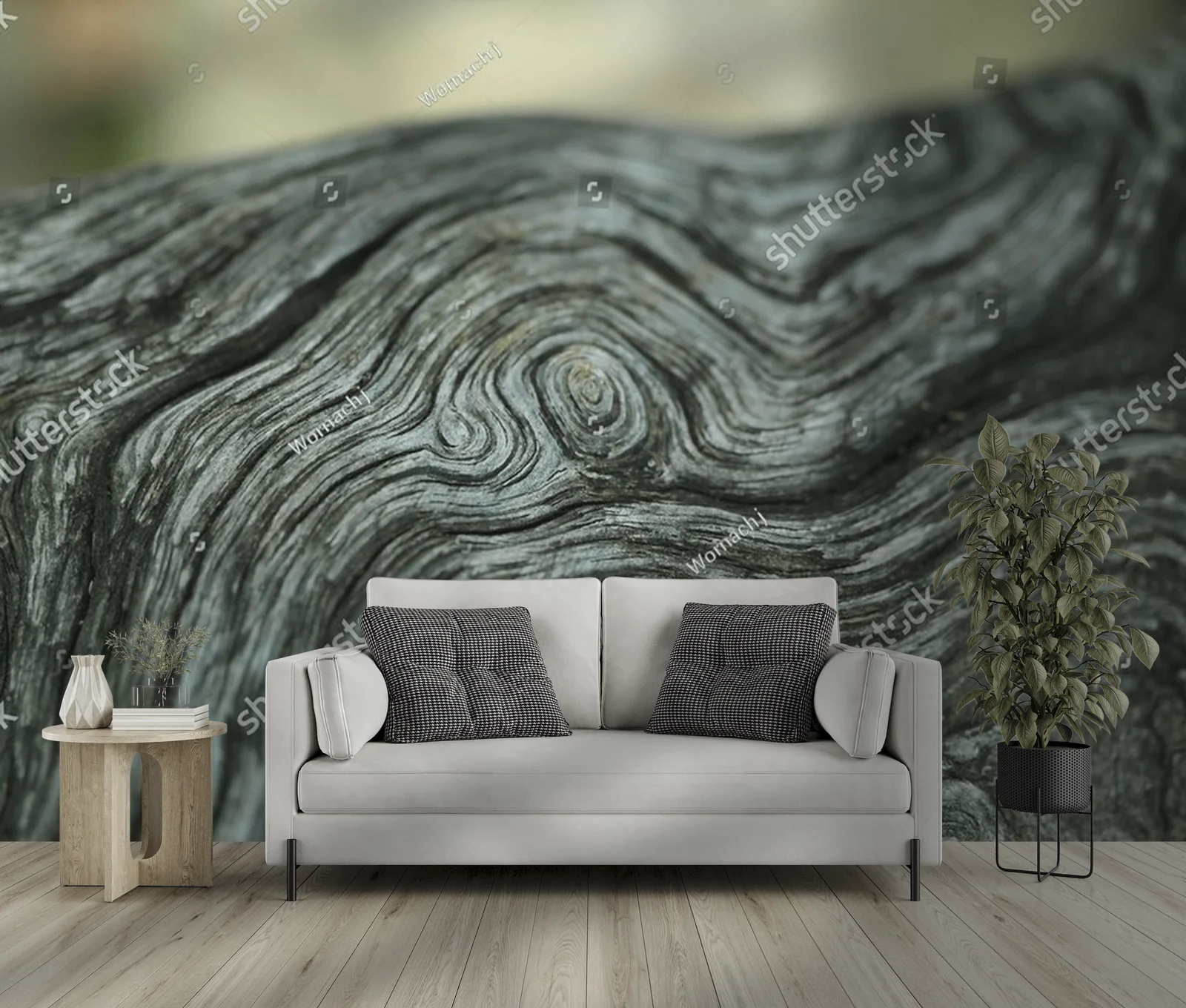 Natura zamknięta w drewnianych spiralach