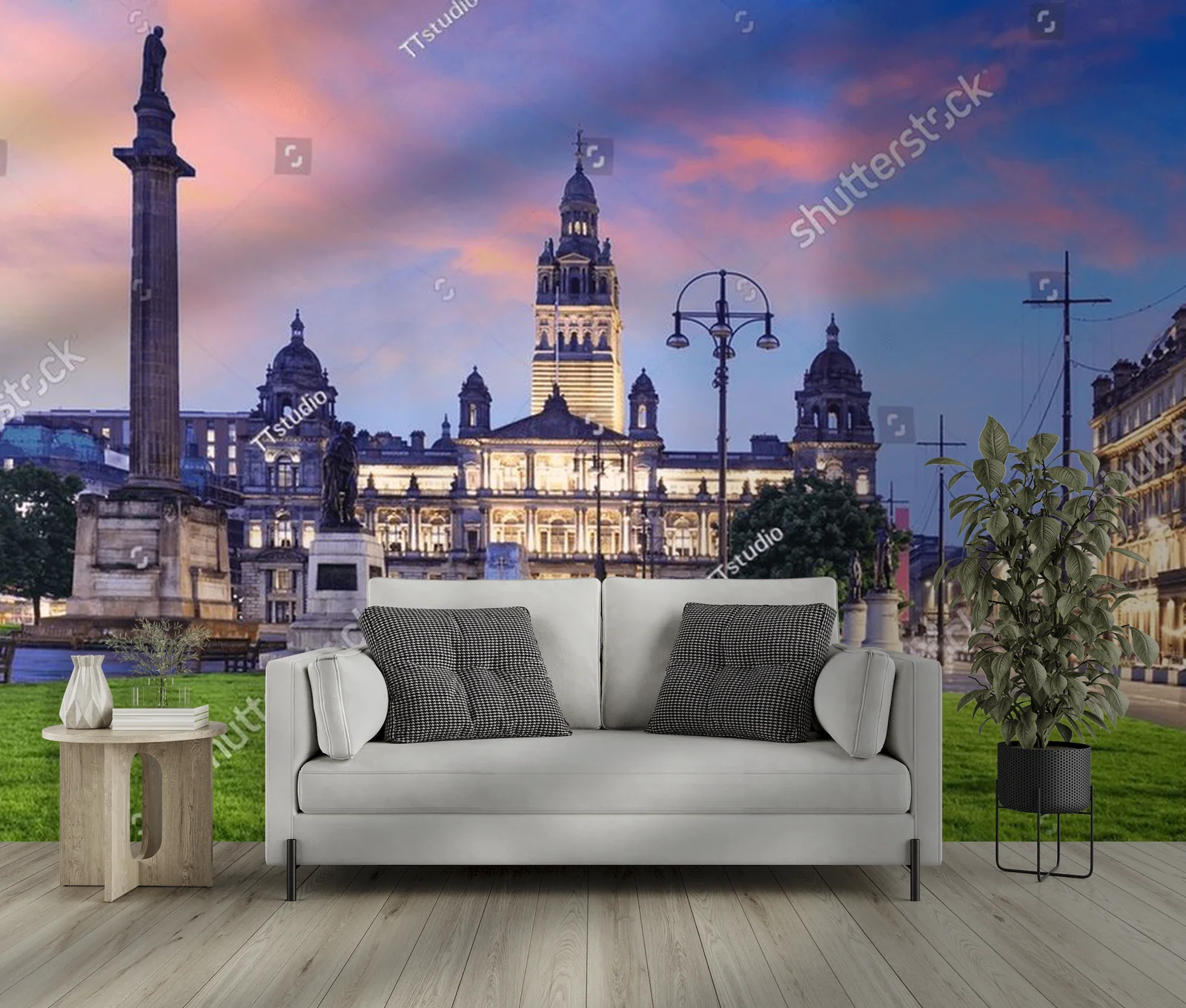 Poranny blask Glasgow: subtelna harmonia kolorów