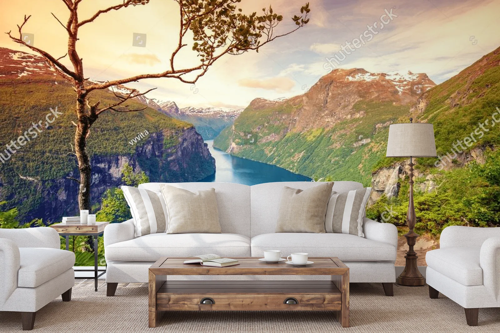 Magiczne widoki Geirangerfjord w pastelowych odcieniach