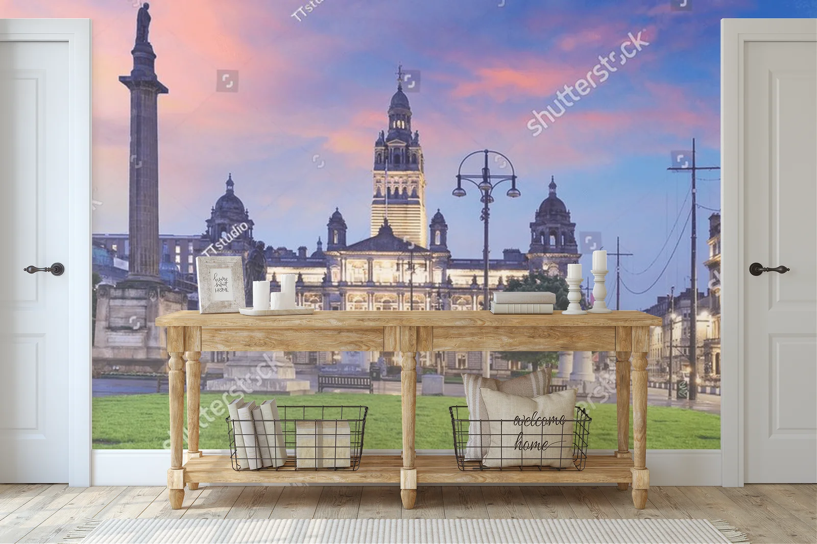 Poranny blask Glasgow: subtelna harmonia kolorów