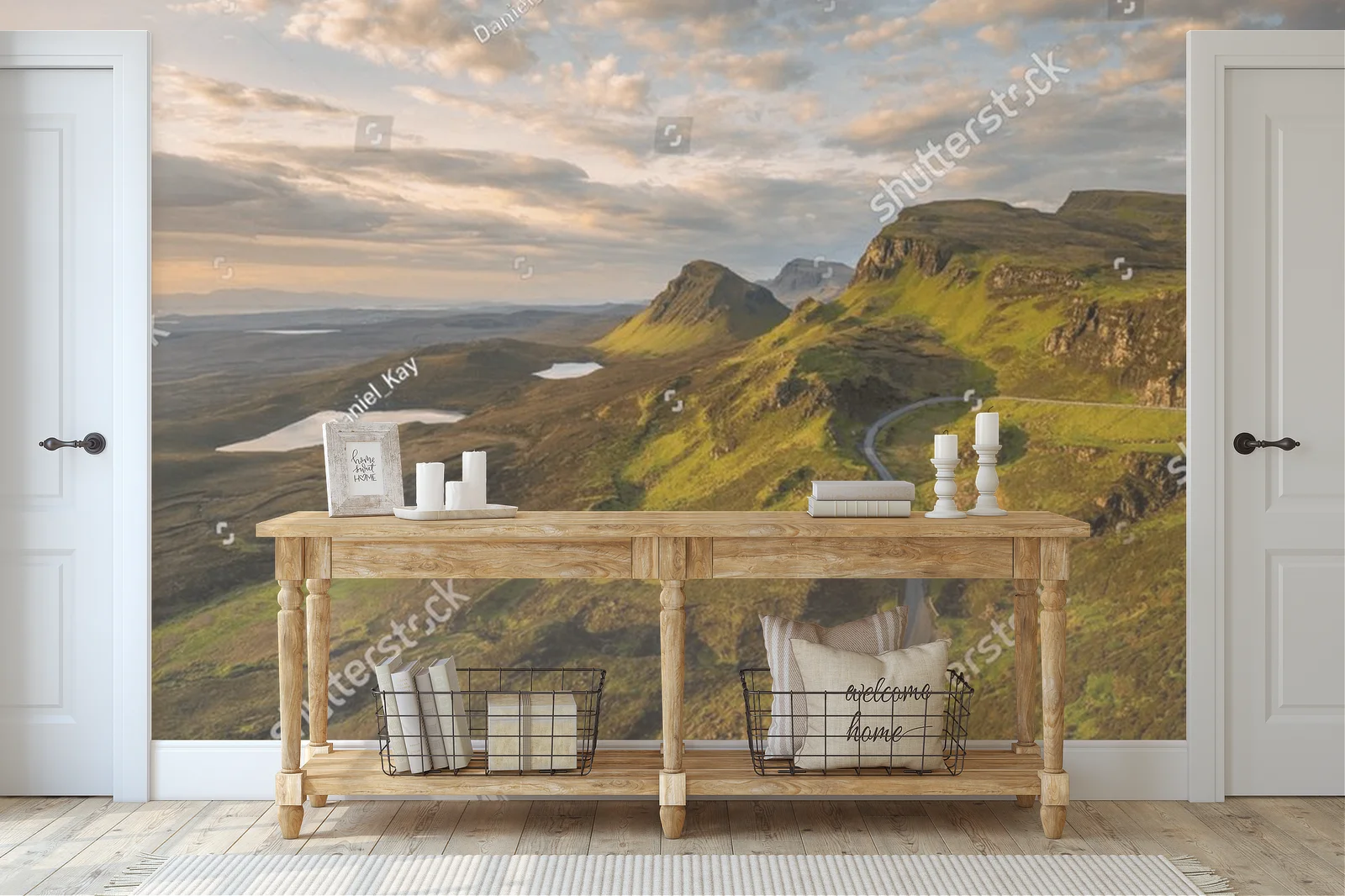Klify Quiraing w chmurach - malownicza panorama