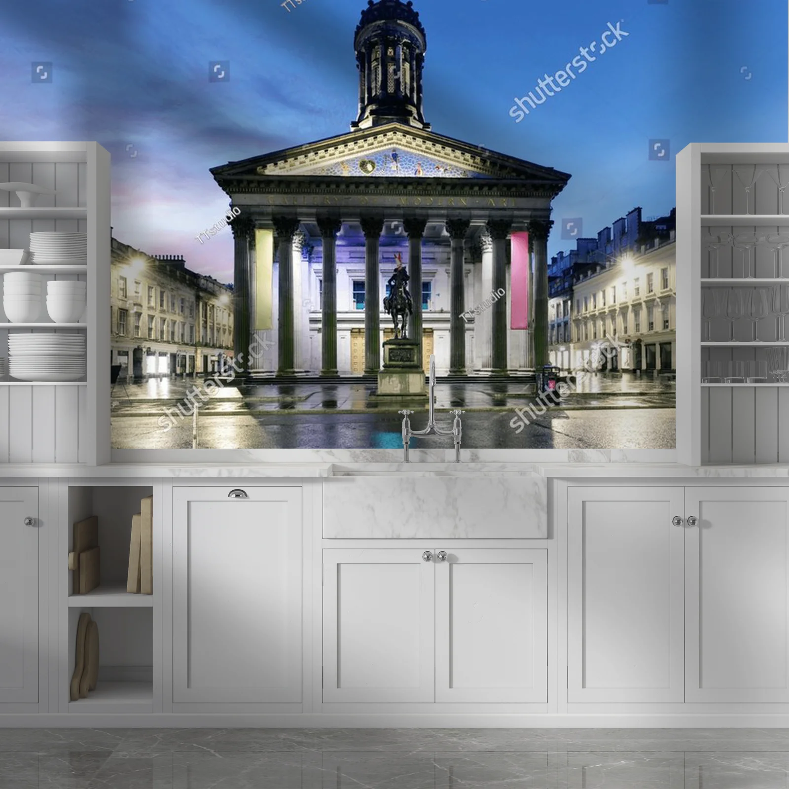 Nocna magia Glasgow: Nowoczesna galeria GoMA