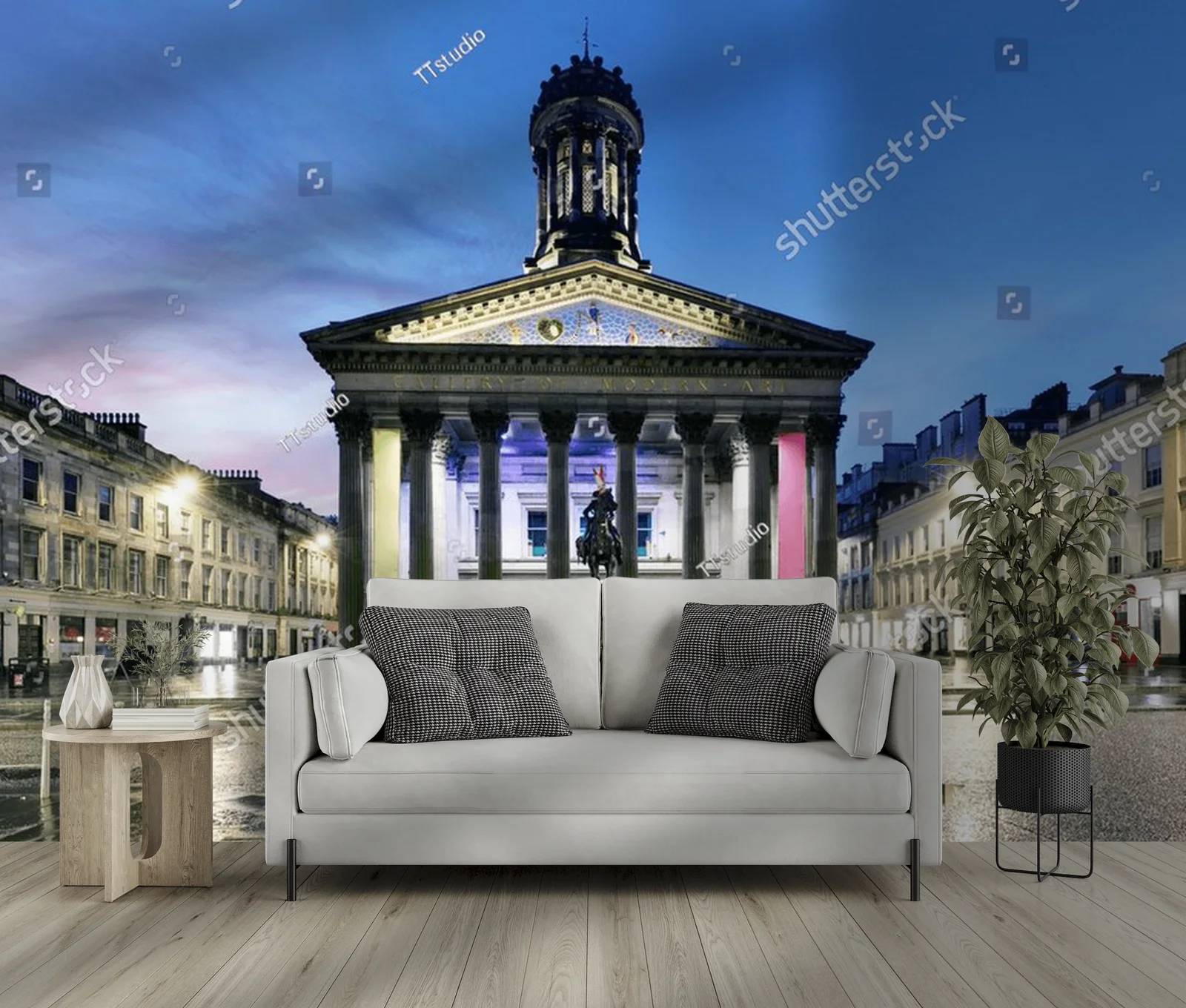Nocna magia Glasgow: Nowoczesna galeria GoMA