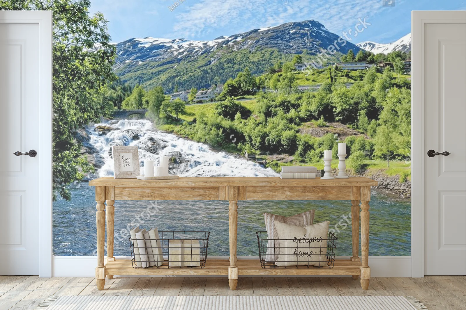 Oczarowujący wodospad Hellesyltfossen w Norwegii