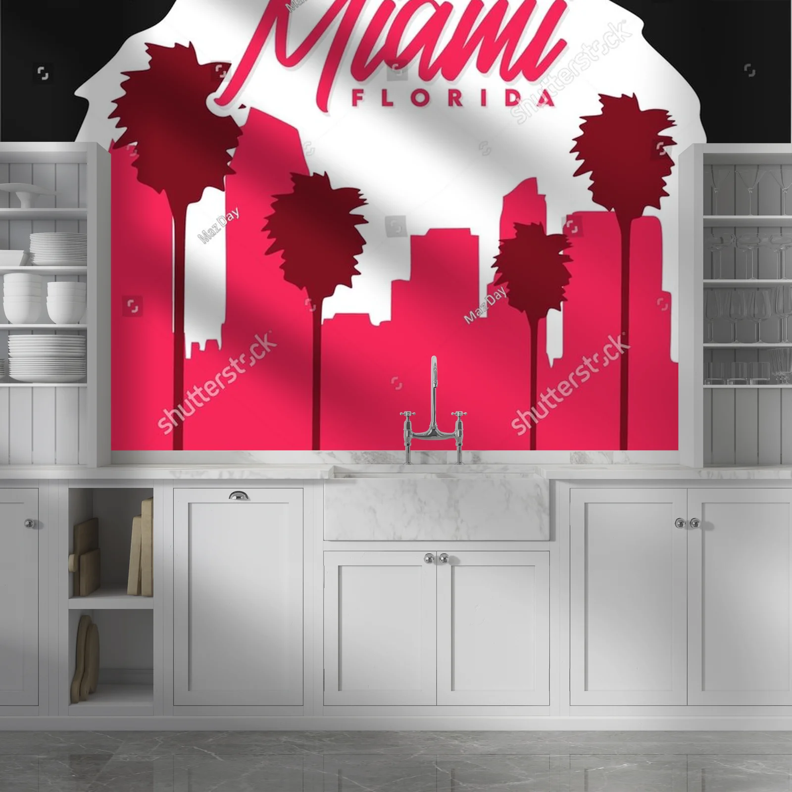 Zachwycająca panorama Miami w letnich kolorach