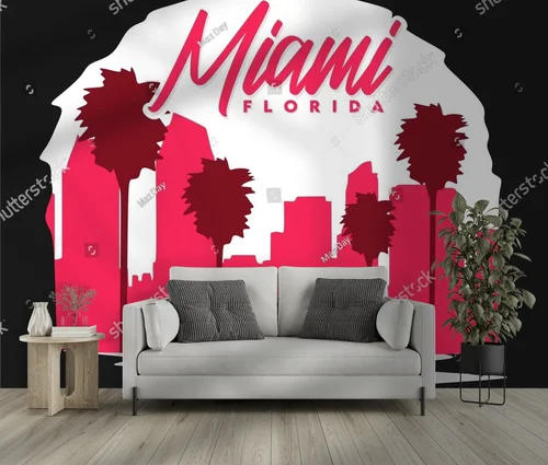 Zachwycająca panorama Miami w letnich kolorach