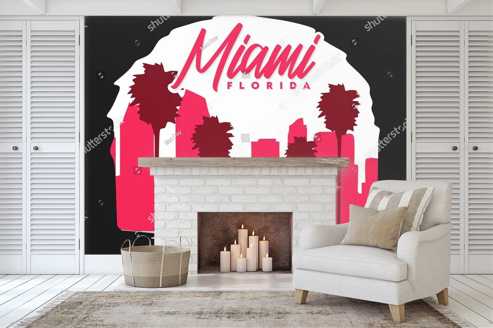 Zachwycająca panorama Miami w letnich kolorach