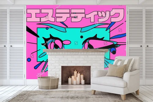 Anime magia w pastelowych odcieniach vaporwave