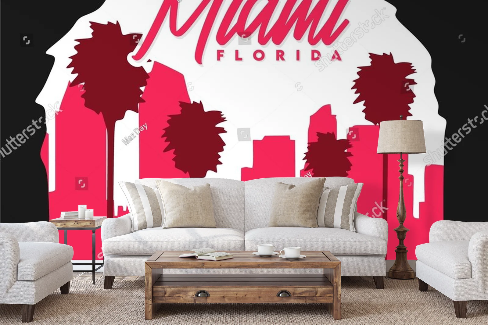 Zachwycająca panorama Miami w letnich kolorach