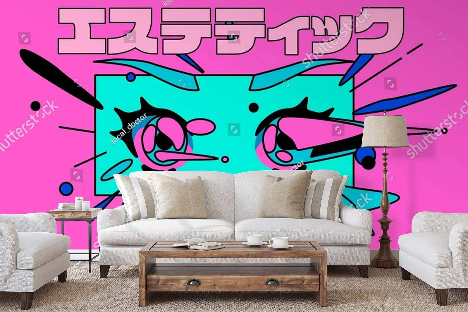 Anime magia w pastelowych odcieniach vaporwave