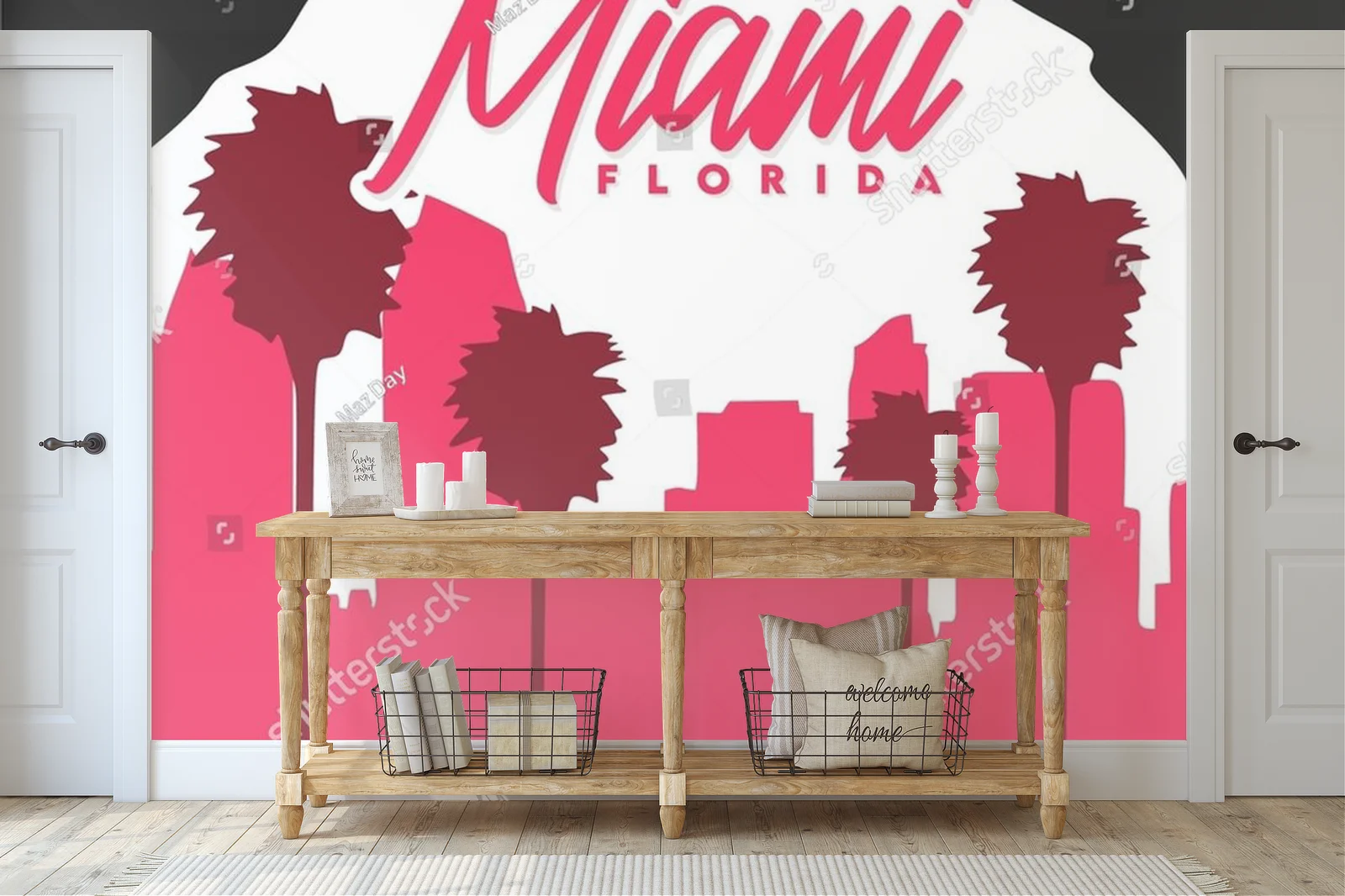 Zachwycająca panorama Miami w letnich kolorach