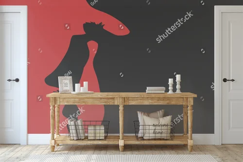 Elegancka sylwetka w monochromatycznym blasku