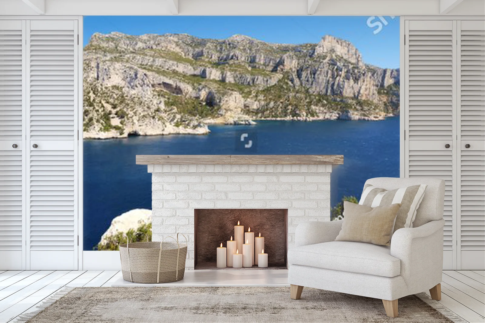 Malownicze calanques Morgiou nad lazurowym morzem