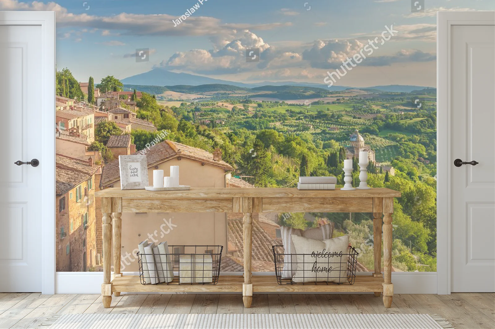Panorama Toskanii z Montepulciano