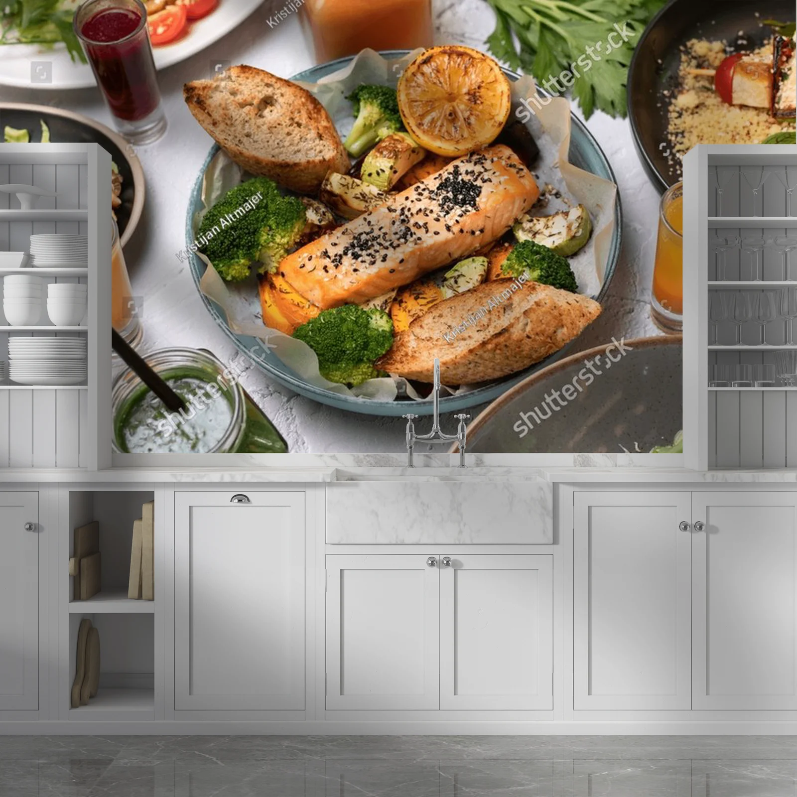 Aromatyczna uczta: wędzony salmon w towarzystwie warzyw
