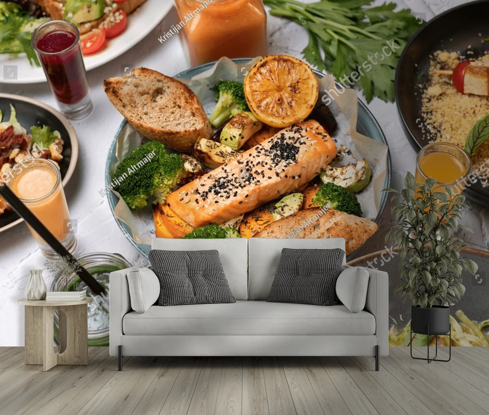 Aromatyczna uczta: wędzony salmon w towarzystwie warzyw