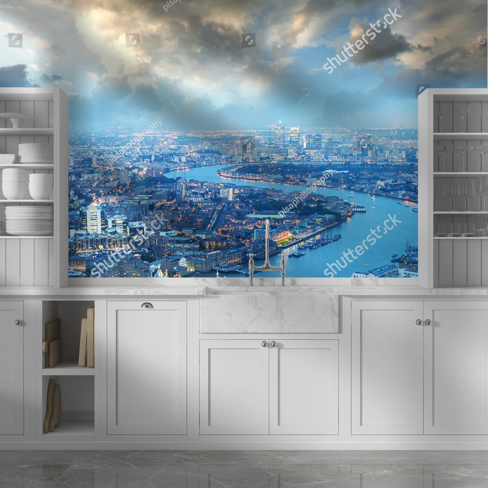 Nocna panorama Londynu: magiczne światła i mosty