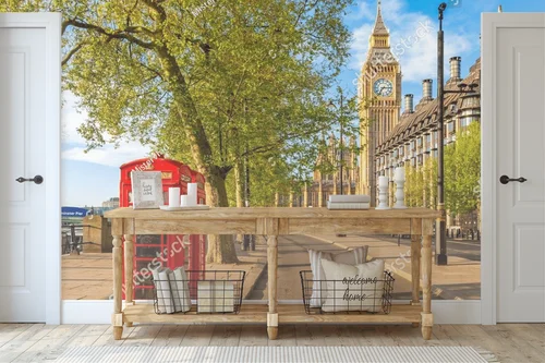 Klasyka Londynu: Czerwone Budki Telefoniczne i Big Ben
